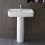 Lavabo   Colonne TOPPISH – Ensemble sanitaire en céramique blanche